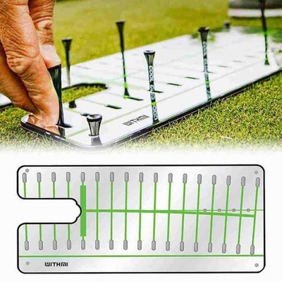 Golf Putting Training Mirror Eyeline Alignment Practice Aid Portable SALE NEW