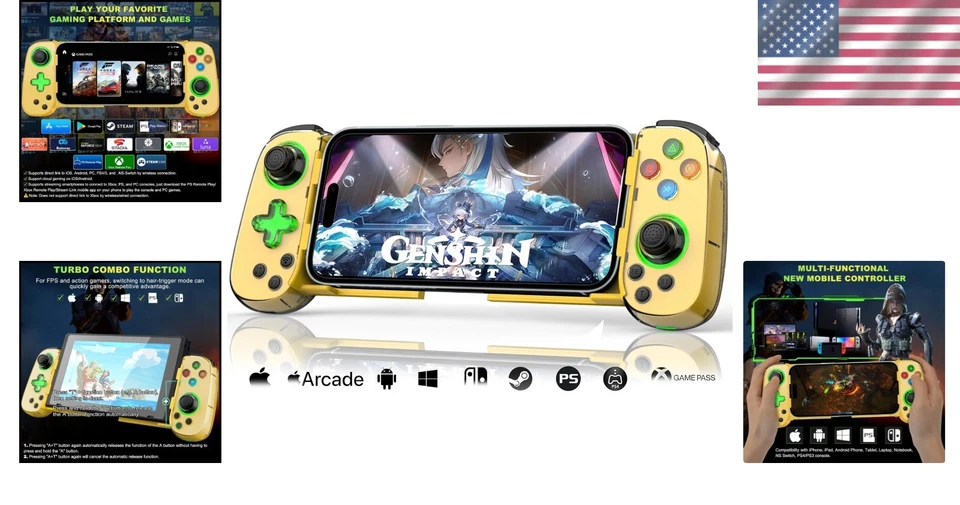 Green Light Effect Controller for Cloud Gaming, COD, Genshin - Image 2 of 4