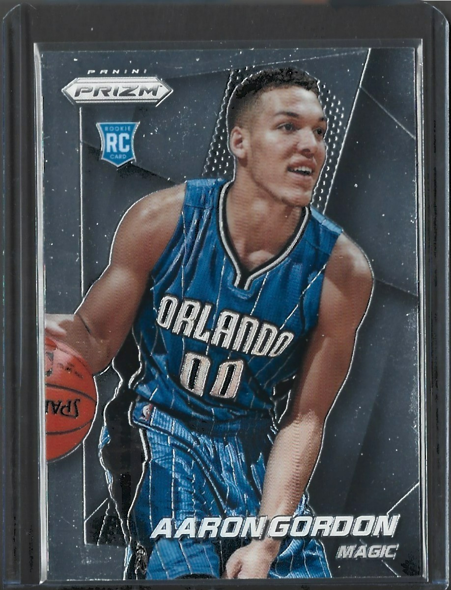 2014-15 PANINI PRIZM AARON GORDON #254 ROOKIE RC ORLANDO MAGIC