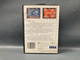 Zillion II The Tri Formation 1988 Sega Master System Video Game WORKS/NO MANUAL 