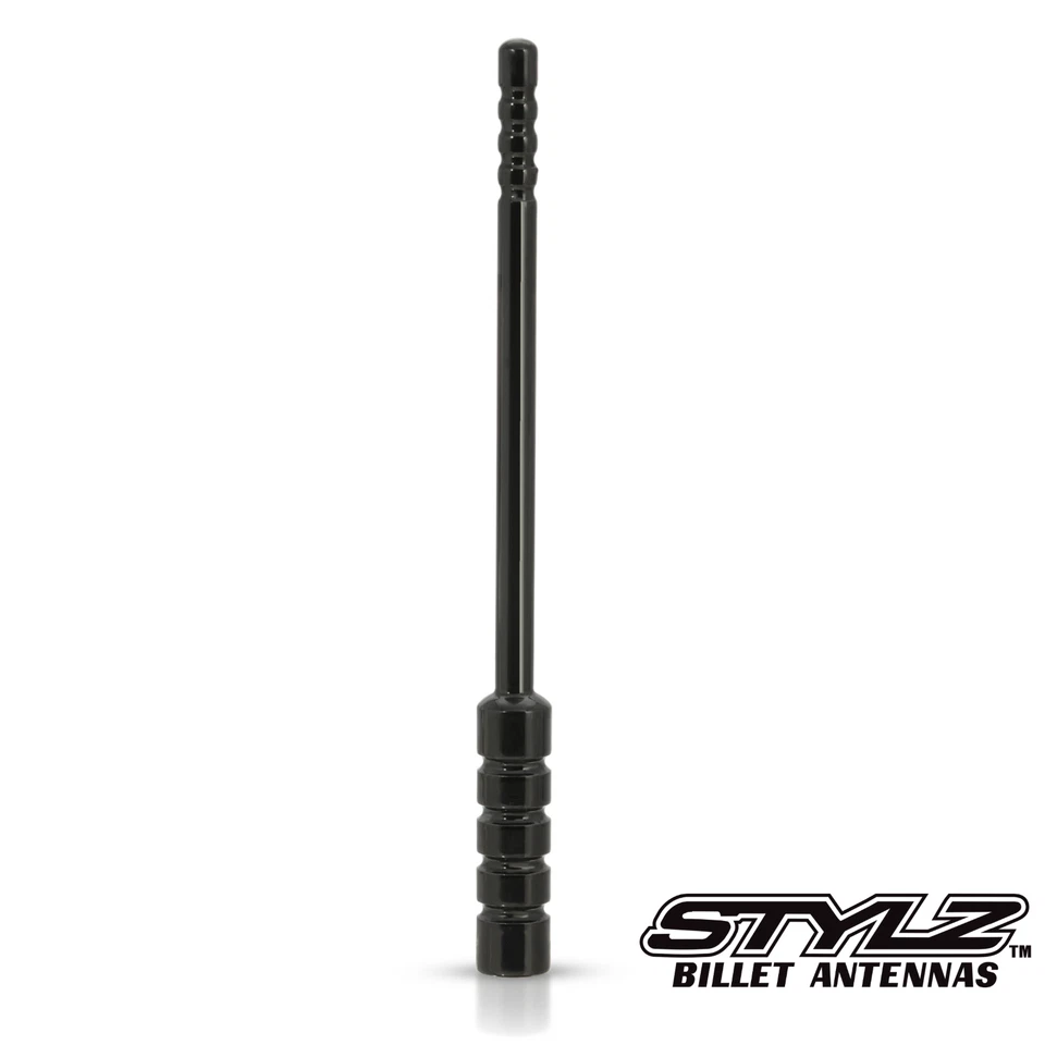 ANTENA BILLET STYLZ 12" NEGRO BRILLANTE PARA FORD EXPLORER 1991 a 2010 Foto 2 de 3