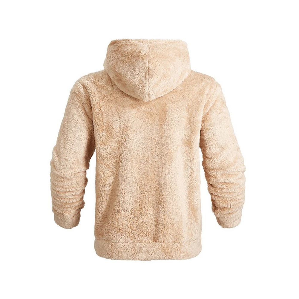 SACAI Cappotto uomo caldo invernale soffice giacca felpa con cappuccio con tasca blu scuro Schwa