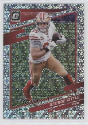 2021 Panini Donruss Optic Silver Circles Prizm 91/125 George Kittle #191 0w1