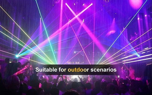 Update Version IP65 Outdoor Waterproof 12W RGB Animation Laser Lighting Wedding - Picture 23 of 24