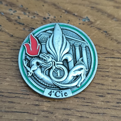 Abzeichen 1° REG Régiment Etranger de Genie 4° Compagnie / FIA /.328