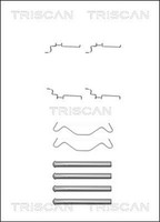 Triscan ZubehöRsatz Scheibenbremsbelag 8105 131638 FüR Mitsubishi Toyota Yaris 2