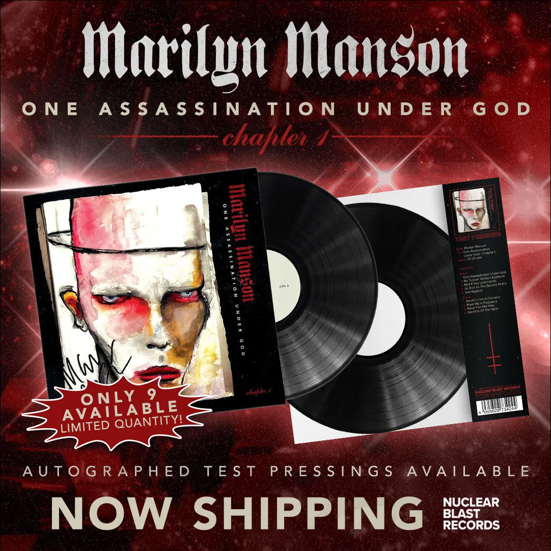 Marilyn Manson – One Assassination Under God Chap 1 Signed Test