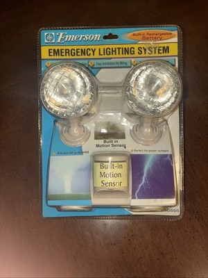 Emergency Lighting System Emerson Built In Motion Sensor With Ac Adaptor Include