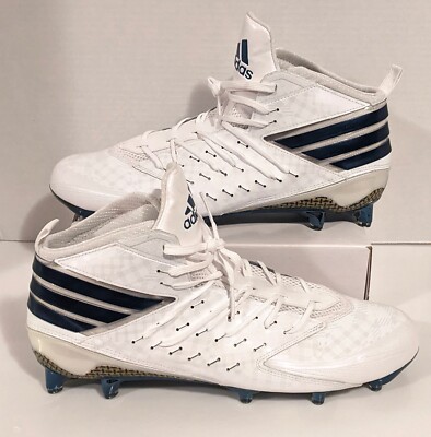 NEW! Adidas Freak X Kevlar Men's Football Cleats US Sz 13.5 White Blue AQ7366