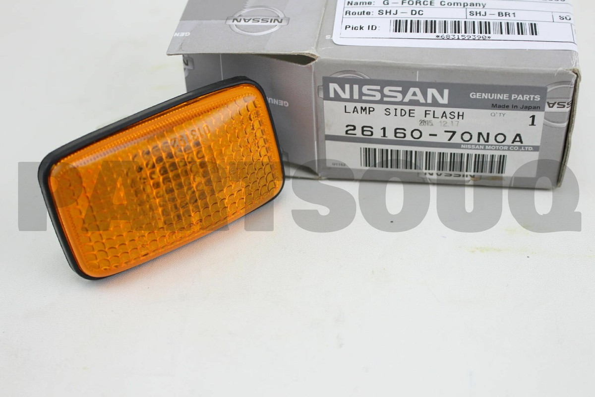 2616070N0A Genuine Nissan LAMP ASSY-SIDE FLASHER 26160-70N0A | eBay UK