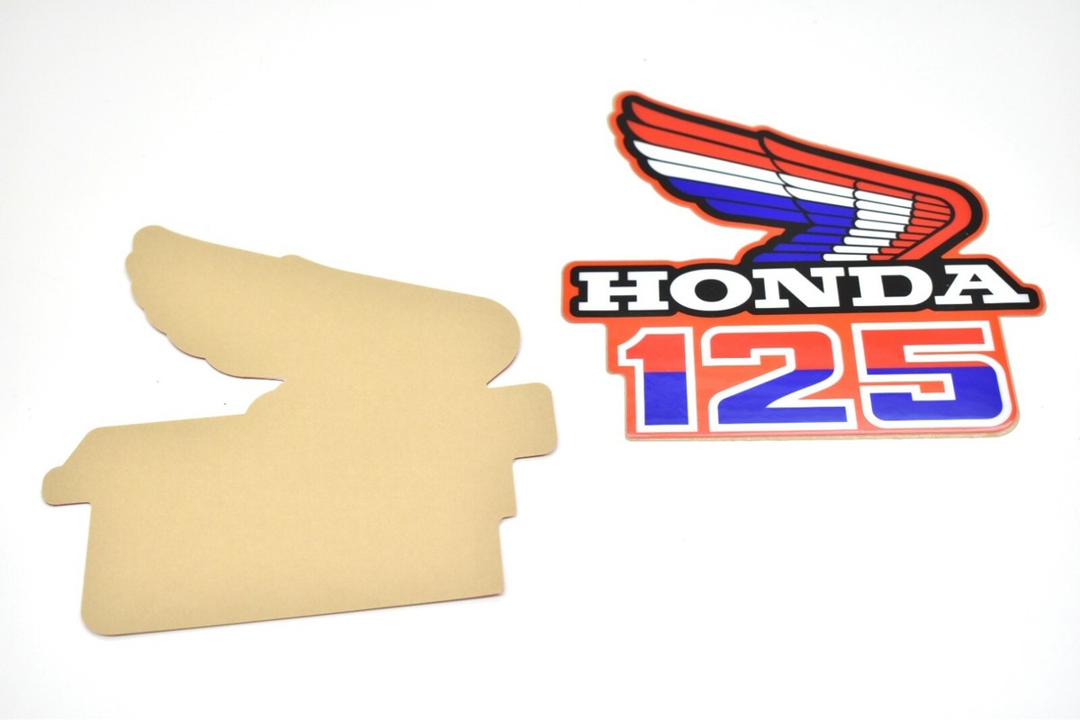 Plastic + Decal Kit 85-86 Honda CR125R Front Rear Fender Shrouds