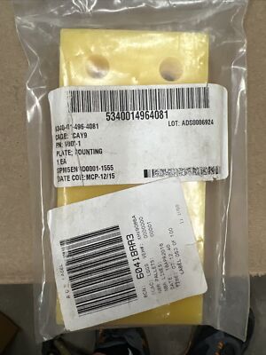 Mounting Plate For A FWTRD NSN 5340-01-496-4081