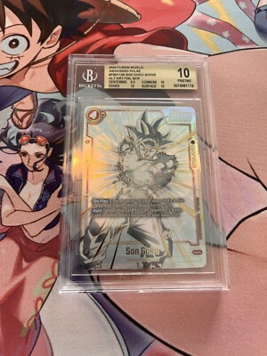 BGS Pristine 10 FB01-139 Son Goku SCR Super Alt Art Fusion World