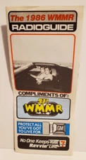 1986 WMMR PHILADELPHIA RADIO STATION 93.3 FM RADIOGUIDE BROCHURE GENERAL MOTORS