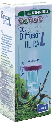 Dennerle CO2 Diffusor Ultra S / M / L - aus Acrylglas mit Keramikscheibe