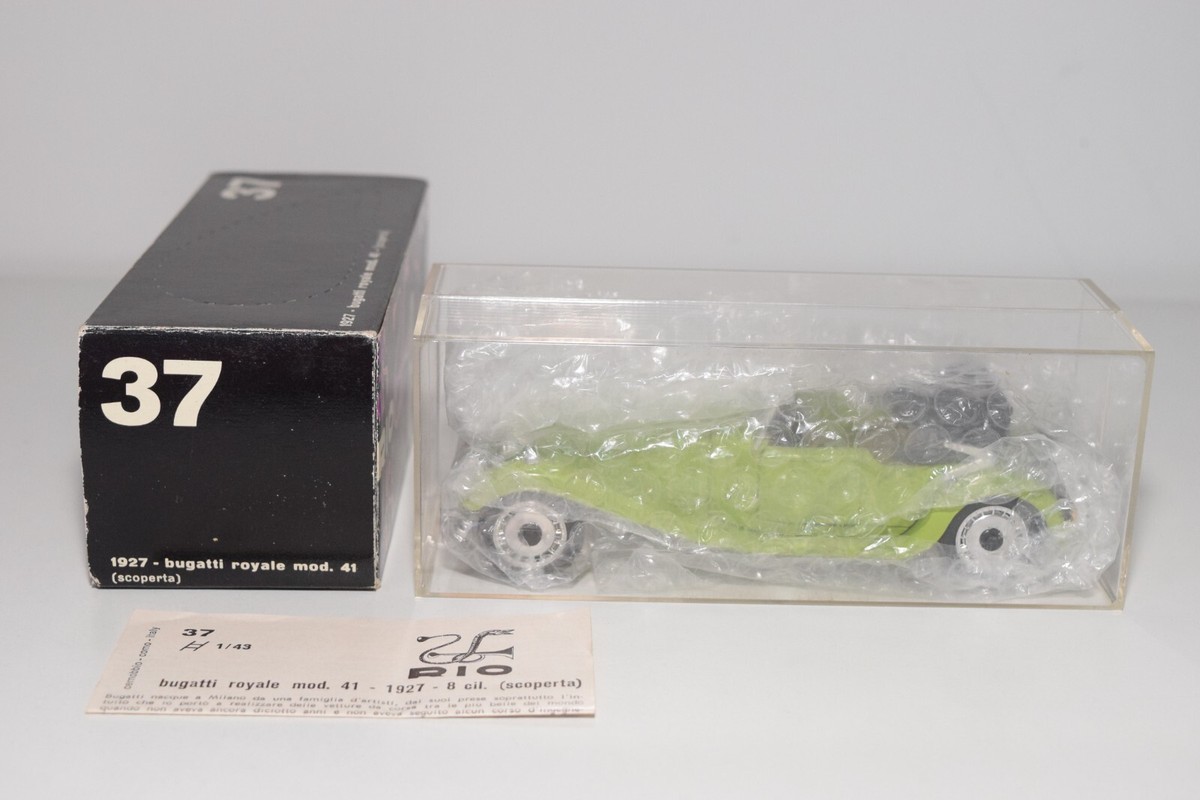 ミニカー　1927『ブガッティ　ロワイヤル』RIO 37 1/43 美品 A61 1:43 RIO 37 1927 BUGATTI ROYALE MOD 41 UNCOVERED GREEN