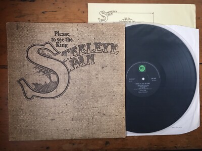 STEELEYE SPAN PLEASE TO SEE THE KING LP 1971 UK B&C A2B1 HESSIAN READ CAREFULLY