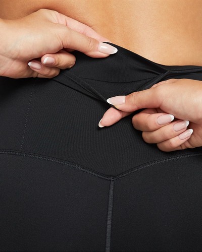 $110 NEW Womens Nike Go Firm-Support High-Rise Tights w/ Pockets DQ5636-010 XS - Picture 7 of 13