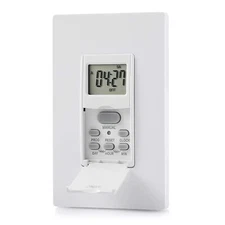 DEWENWILS  7 Day Programmable In-Wall Timer Switch Digital for Fans, Lights,
