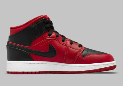 air jordan 1 mid se gs gym red