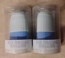 2 Pack Set Ice Roller For Neck  Face Massage Reusabl Facial Tool Blue Color