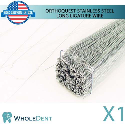 Orthodontic Dental Long Preformed Ligature Wire OrthoQuest Stainless Steel eBay