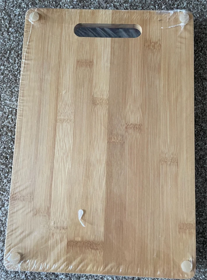 Juego de 3 tablas de cortar de bambú tamaños surtidos madera de bambú Foto 3 de 3