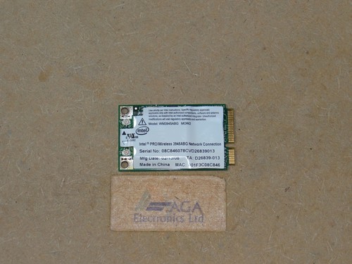 Intel PRO 3945ABG Laptop Wireless WiFi Karte. Modell: WM3945ABG MOW2