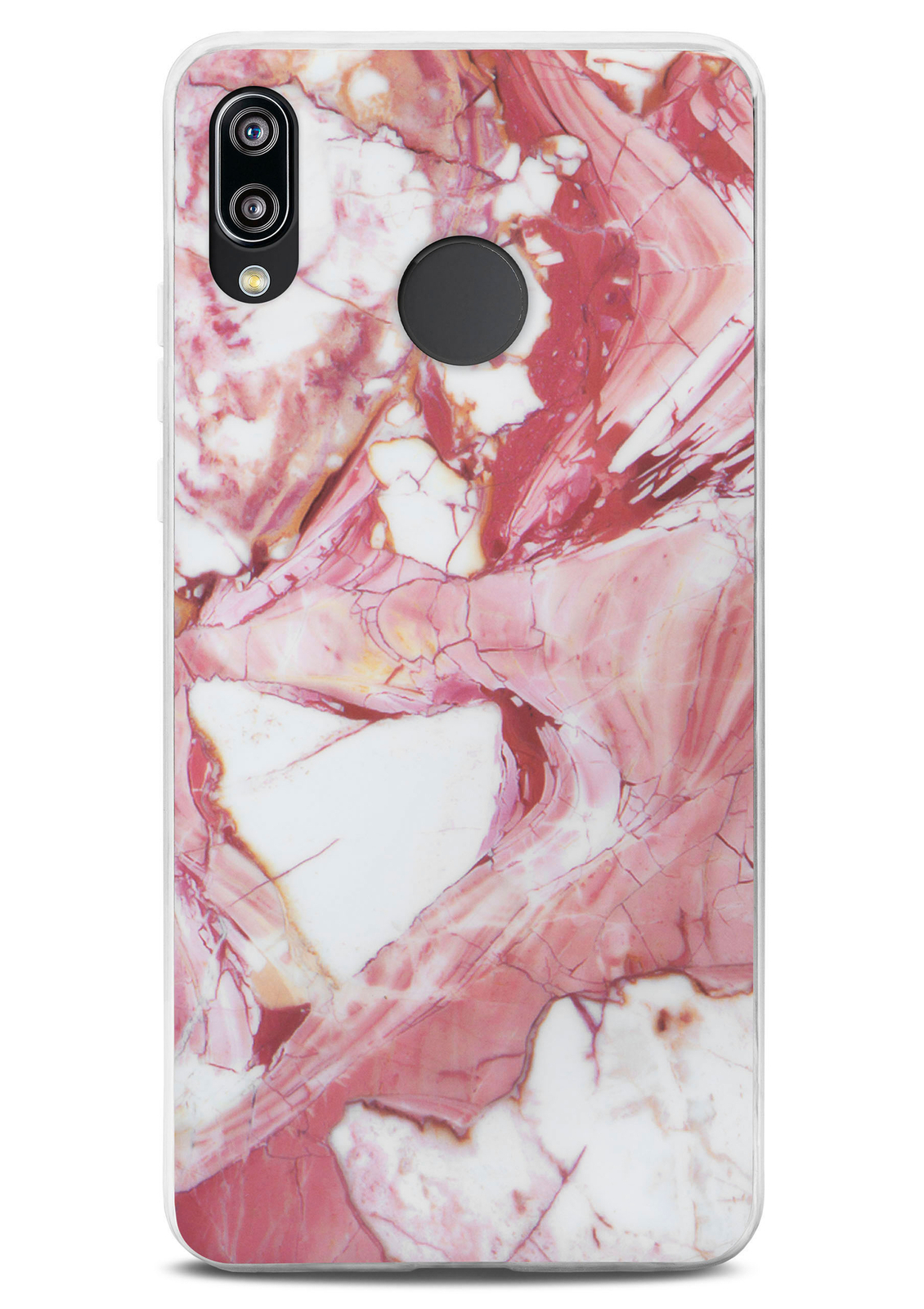 Handy Hülle für Huawei P20 Lite Case Marmor Optik Cover Schutzhülle Silikon Etui