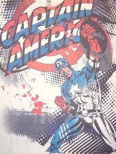 Camiseta Capitán América Marvel Comics Libros Películas de Superhéroes 50/50 XL