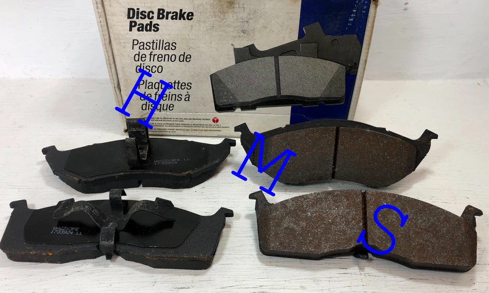 WAGNER QUICK STOP PS730BM 前盘制动垫套装 适合道奇 PLYMOUTH 克莱斯勒 — 第 2/4 张图片