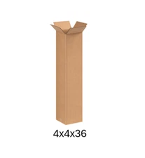 4" x 4" x 36" CARDBOARD BOX - 200 lb - SINGLE BOX - BAT BOX