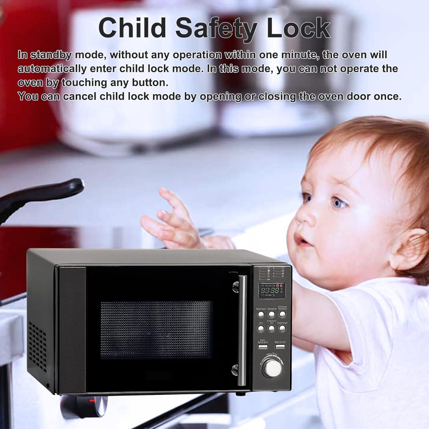 Smad 20L Combination Microwave Oven Convection Grill Microwaves 800W