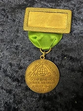 Methodist Conference Medal Religious Item Curios Piece Unusual Collectable 89