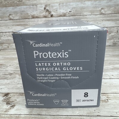 Protexis Latex ORTHO Surgical Gloves Cardinal Health Sterile, Size: 8 *See Date*