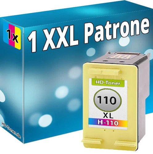 1x TINTE PATRONEN für HP 110  PHOTOSMART A510 A516 A610 A612 A618 REFI
