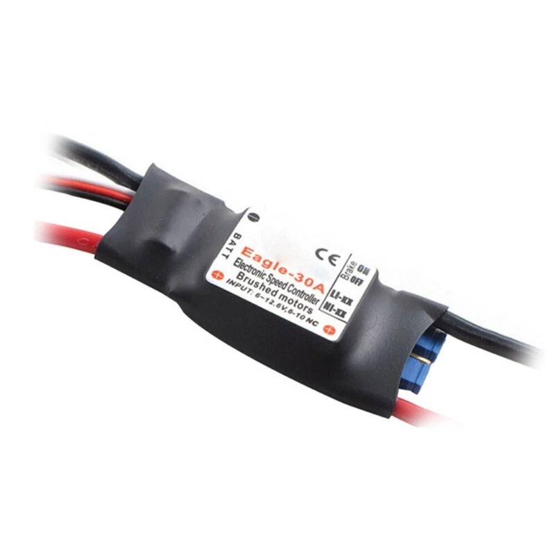 Hobbywing Eagle 30A Brushed ESC W/1A BEC Speed Controller For Brushed Motor COOL - Image 3 of 4