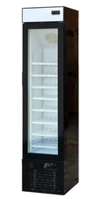 NEW Glass Door Freezer Commercial Merchandiser Slim Narrow Compact Display NSF