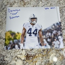 Chop Robinson Signed Photo 11x14 Penn State Nittany Lions Autographed Auto