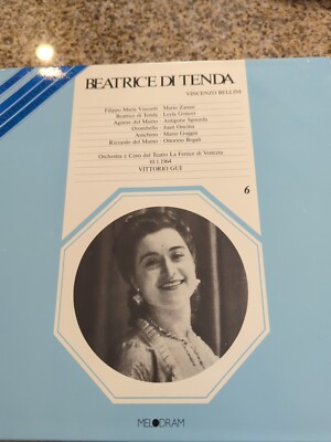 5 - Opera Lp Beatrice TEnda - Vincenzo Bellini - Zanasi Gencer Sgourda Oncina