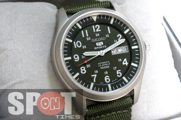 Seiko 5 Green Men's Watch - SNZG09 for sale online | eBay