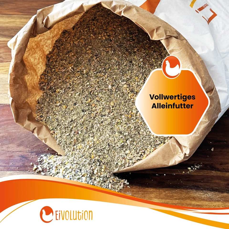 Eivolution Bio-Hühnerfutter Legemehl mit Oregano-Kräutermix 14 kg - Bild 4 von 4