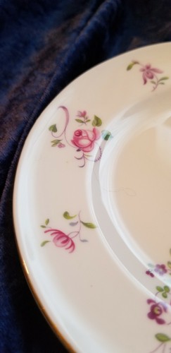 Crown Staffordshire Dessert Plates Set of 2 Beautiful - Picture 2 of 8