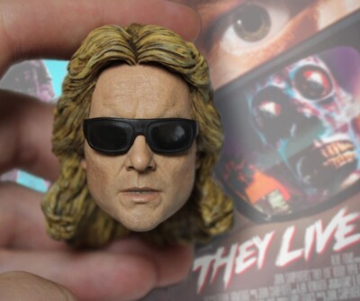 RODDY PIPER 1/6 KOPF SKULPTUR, SIE LEBEN, JOHN NADA, HEISS, PUPPE, FIGUR, BENUTZERDEFINIERT, SPIELZEUG