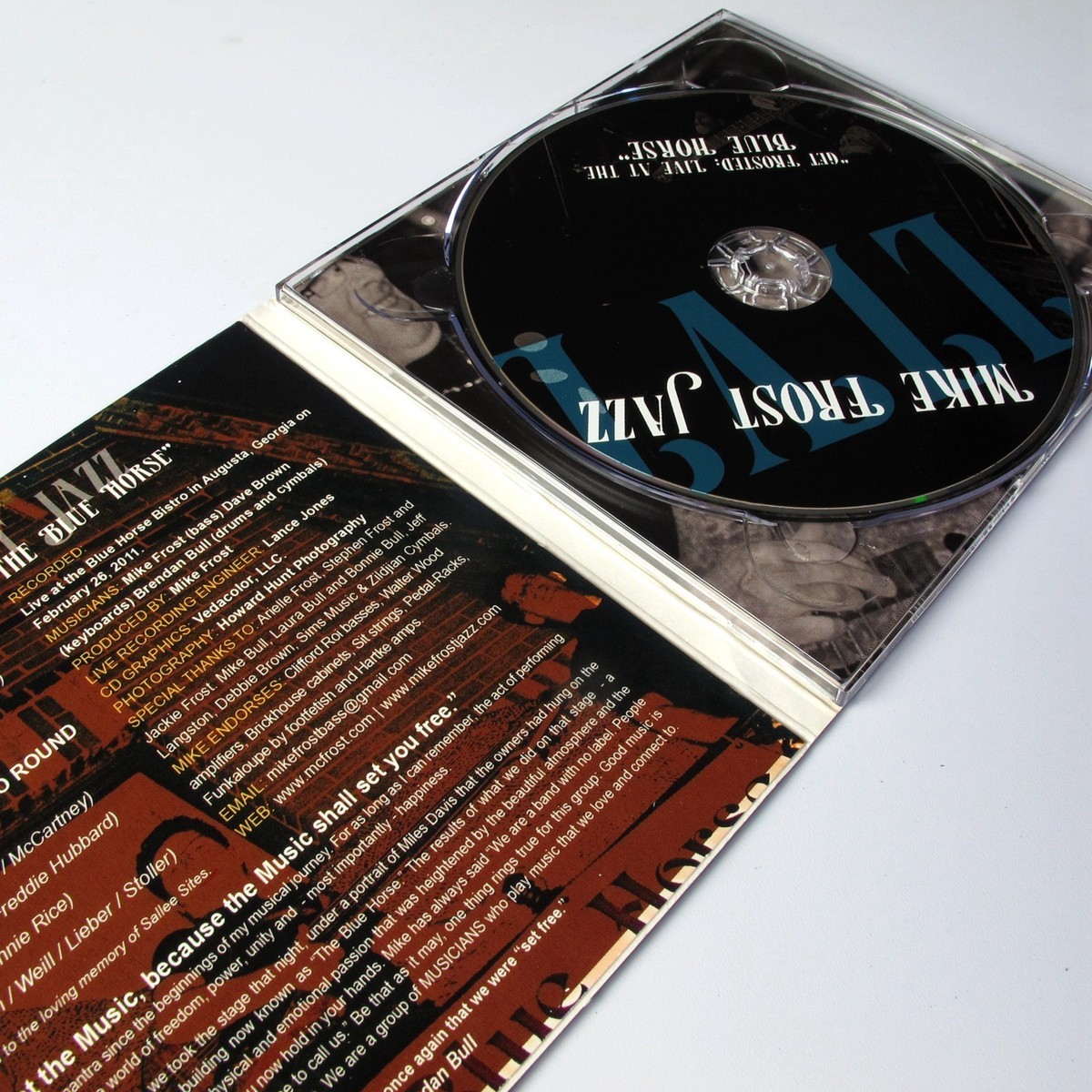 Mike Frost Jazz - Get Trosted: Live At The Blue Horse USA CD Mike Frost Jazz - Get Trosted: Live At The Blue Horse USA CD