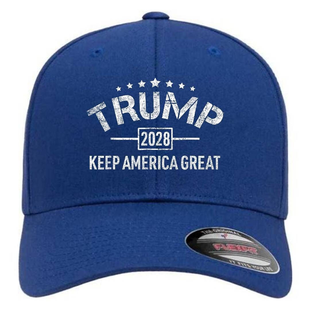 Trump 2028 Präsidenten Hut - Baseball Cap '47' Für Männer & Frauen, Verstellbar, Polyester