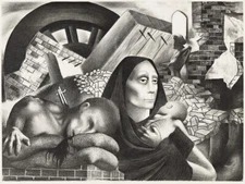 SEYMOUR FOGEL : Spain : Archival Art Print