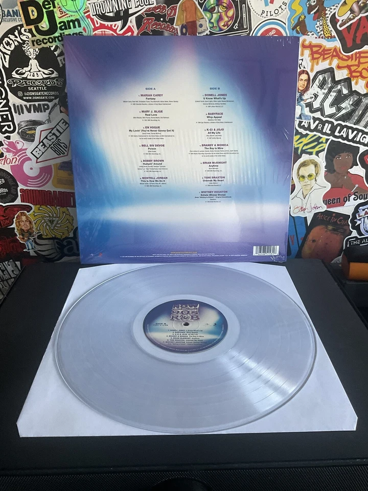 NOW THAT’S WHAT I CALL 90’S R&B VG++ CLEAR VINYL BOBBY BROWN BBD BABYFACE - Image 2 of 2