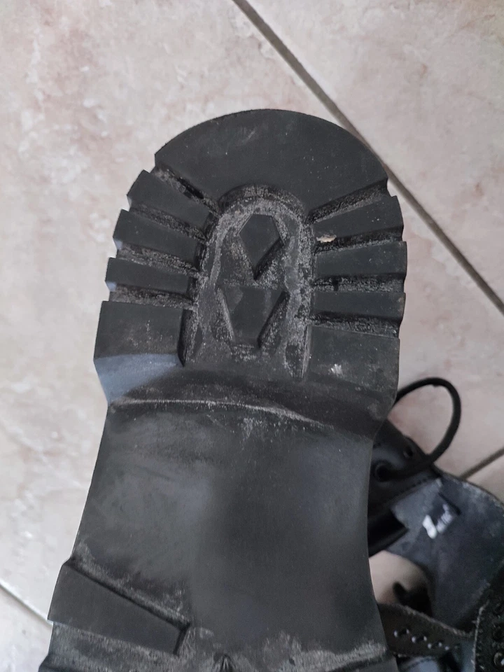 Ranger / Rangers Cuir Noir Miltec Mil-tec A Lacets Taille 43 - Militaire Armée - Photo 3/4