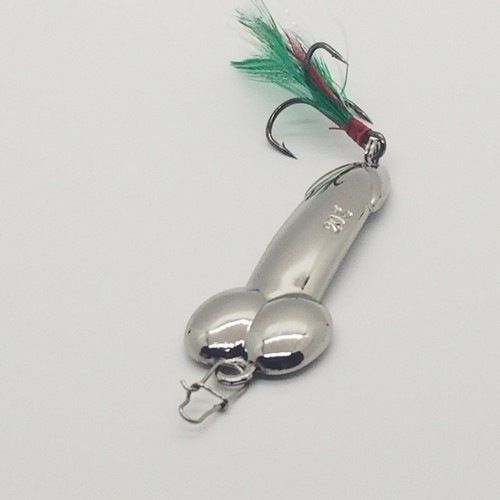 Fishing Spoon Artificial Lure Bass Penis Dick Shape Tackle Spinner 5g 15g 20g - Picture 18 of 28